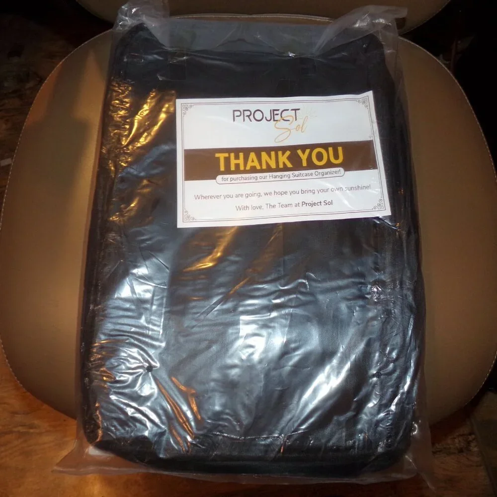 New Project Sol Carry on closet hanging travel shelves cruise plane or car pack